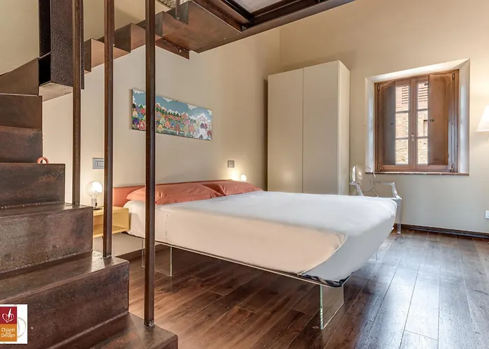 B&B Chianti Design Infinity Pool Shared 피안넬라